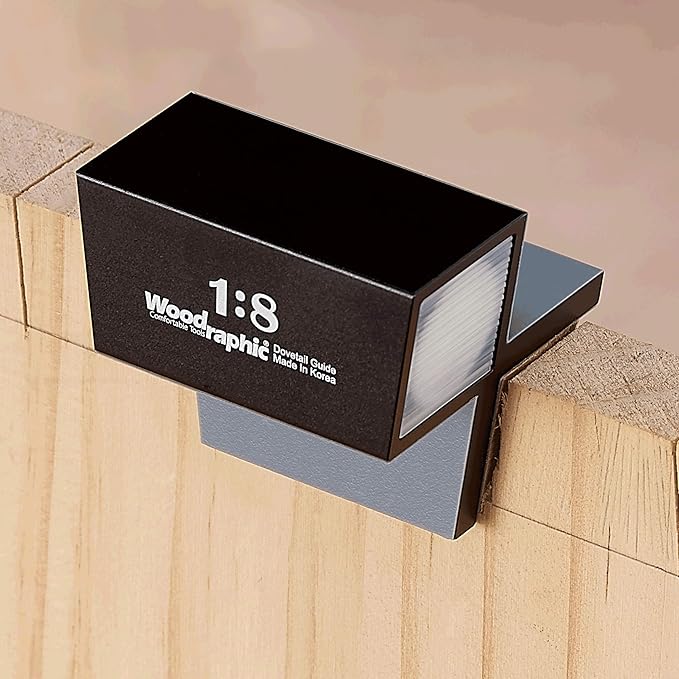 Dovetail Saw Guide ??1:8 Angle for Hard Wood ??CNC Machined Magnetic Layout Tool for Accurate Joinery, Marking Lines, and Hand-Cut Woodworking Projects