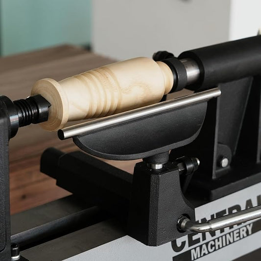 8" Tool Rest with 5/8" Diameter 82mm Length Post, Woodlathe Heavy Duty Round Bar Straight.
