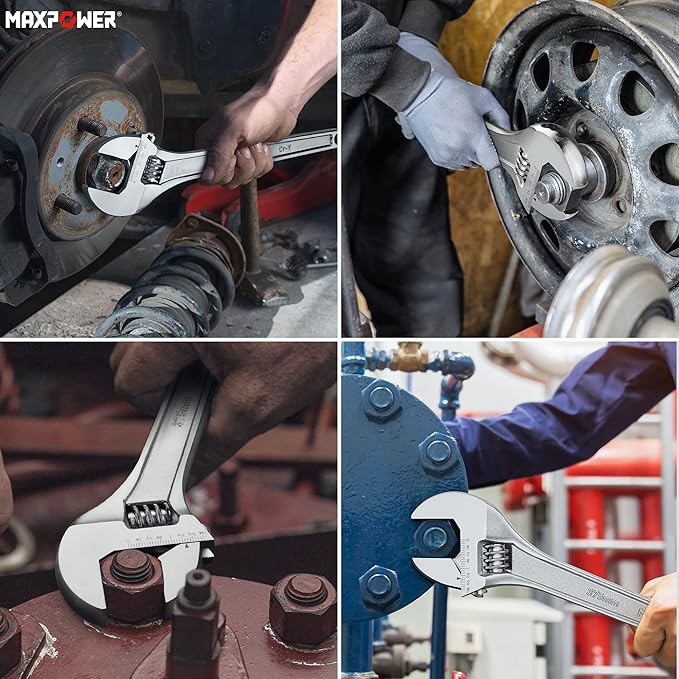 MAXPOWER Adjustable Wrench 15 inch