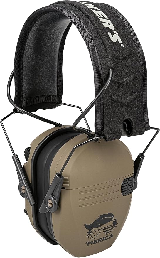 Walker's Razor Slim Ultra Low Profile Compact Design Adjustable Range Shooting Hunting Hearing Protection Electronic Earmuffs