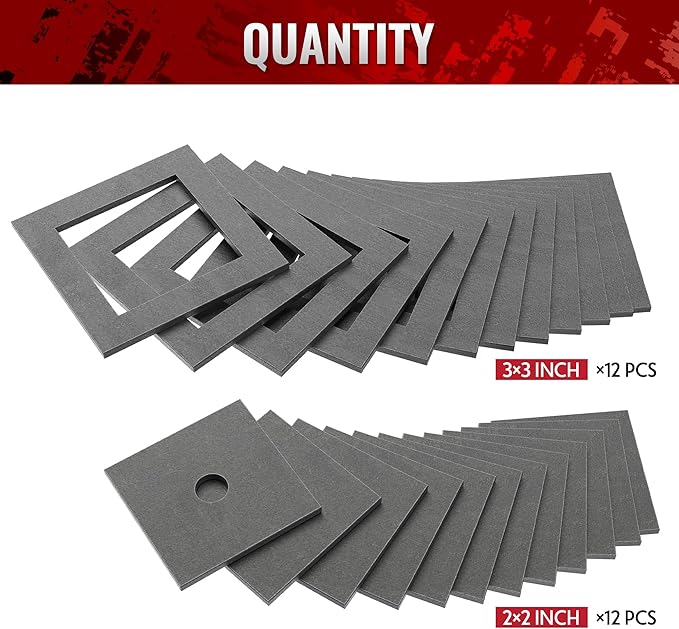 bestarc Welding Coupons, 24Pcs 3횞3" & 2횞2" Mild Steel Welding Practice Kit, 11 Gauge Welding Training Metal, Welding Plate Kits for beginners DIY Cube MIG TIG Stick