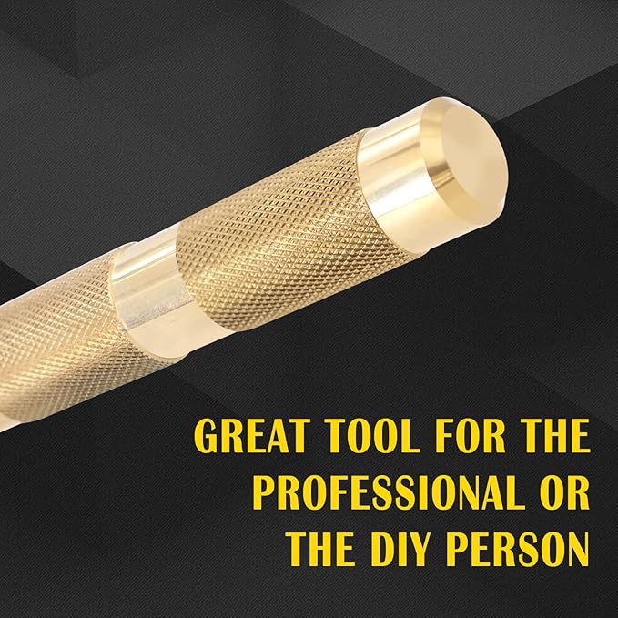 5 Brass Drift Punch Set, Hand Tool Punches Tools for Home use 1/4-Inch 3/8-Inch 1/2-Inch 5/8-Inch 3/4-Inch 1/4'' 3/8'' 1/2'' 5/8'' 3/4'' 5 Pc. Replace 67003-MAI 045256670034
