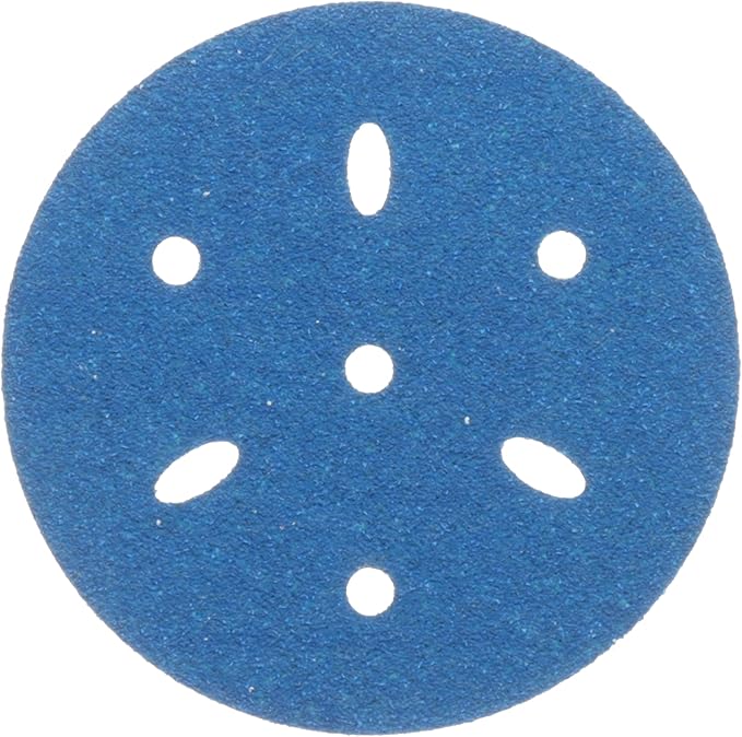 3m 3M-36142 Hookit Blue Abrasive Disc Multi-hole, 3 80 Grade