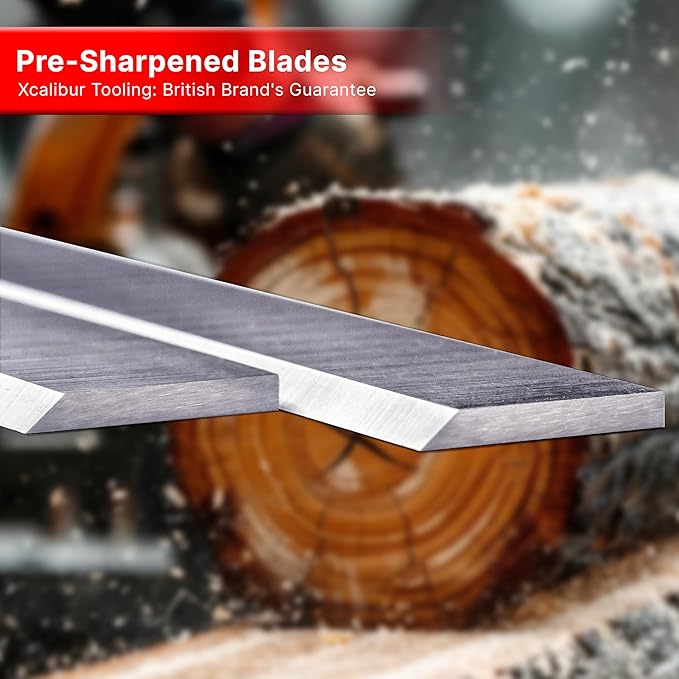 Jointer Knives 10 x 3/4 x 1/8 Inch Jointer Knives for Grizzly G0455, H7397, SIP 01550, Metabo HC26C, Scheppach HC260 Thickness Planer Blades - Pack of 2 Resharpenable