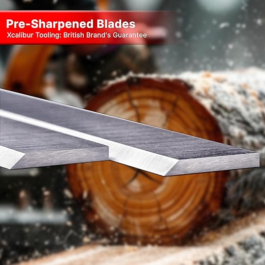 Fits Grizzly G6702, Freud C050, Woodstock W163, W7147, 20 x 1 x 1/8 Inch Planer Blades, HSS Jointer Knives, Made by Xcalibur Tooling - Pack of 2