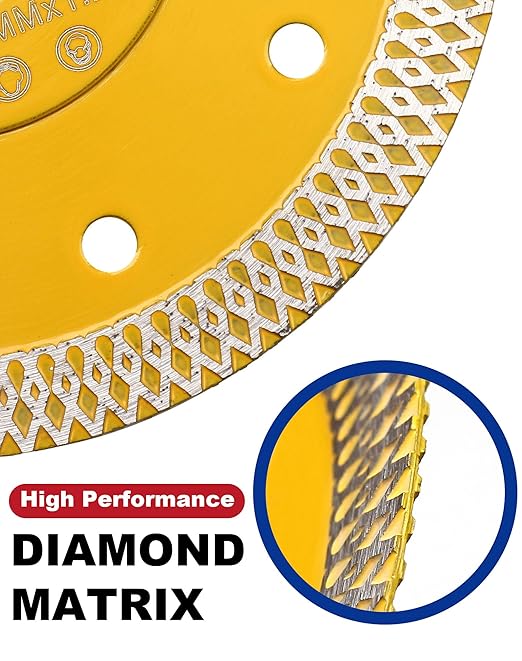 10 Inch Super Thin Wet Diamond Porcelain Saw Blade Tile Blade for Dry or Wet Cutting Porcelain Tiles Granite Marbles……