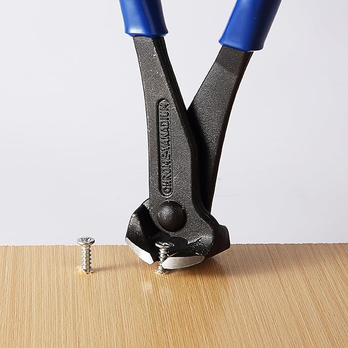 Bates- Nail Puller, Blue, Nail Remover Tool, Cutting Pliers, Carpenter Tools, Staple Puller, Nail Puller Tool, End Cutting Pliers, Nail Pliers, Nail Pulling, Nail Puller Pliers, Nippers Tool