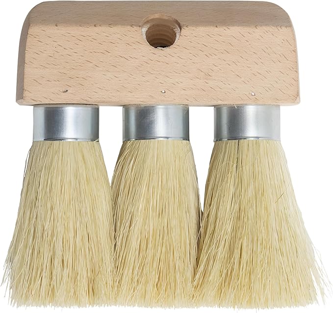 MARSHALLTOWN 3 Bristle Tampico Masonry Brush, Masonry and Concrete Finshing Tool, KB3