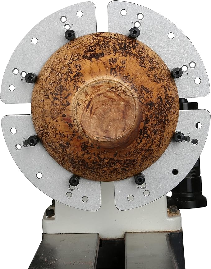 8-1/4” Cole Jaw Set for VINWOX SCK4-3.75 Wood Lathe Key Chuck & SCR4-4 Scroll Chuck, Flat Jaw Set with Buffer Kit (WON'T FIT to NOVA,RECORD POWER,VICMARK,ONEWAY,VINWOX SCR4-4NV,SCK4-3.5NV CHUCK)
