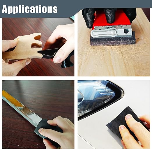 600 Grit Sand Paper, 9 x 11 Inch, 10 Pcs Wet Dry Sandpaper Sheets, Silicon Carbide for Wood, Metal, Automotive Sanding and Polishing, Waterproof and Durable