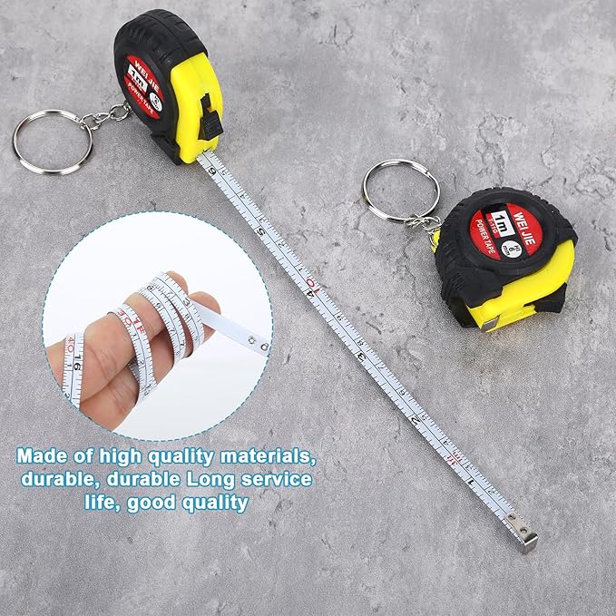 24 Set Mini Tape Measure Pocket Screwdriver Keychain Kit, Screwdriver Set for Party Favors Adults, Small Tool Pouch with Mini Screwdriver Measure Tape for Christmas Adult Party Favors