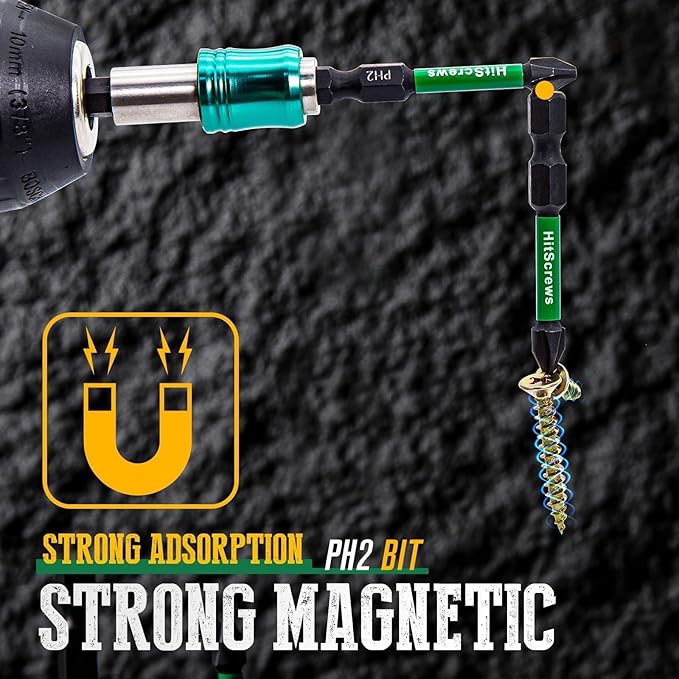 20 Pack Phillips Impact Driver Bits #2, 2-Inch Magnetic Screwdriver Bits, S2 Steel Ph2 Impact Bits For Impact Driver Ready & Home Repair