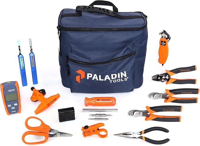 TEMPO FTK-PP Pro Plus Fiber Tool Kit, Ultimate Professional Fiber Optic Tools Set with Micro OPM and VFL (Fiber Termination Kit)