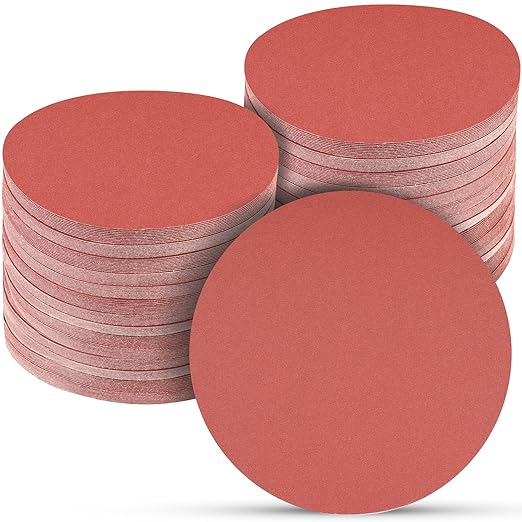 100 PCS 6 Inch Sanding Discs 2000 Grit Hook and Loop Sandpaper, Round Orbital Sand Paper Discs for Sander