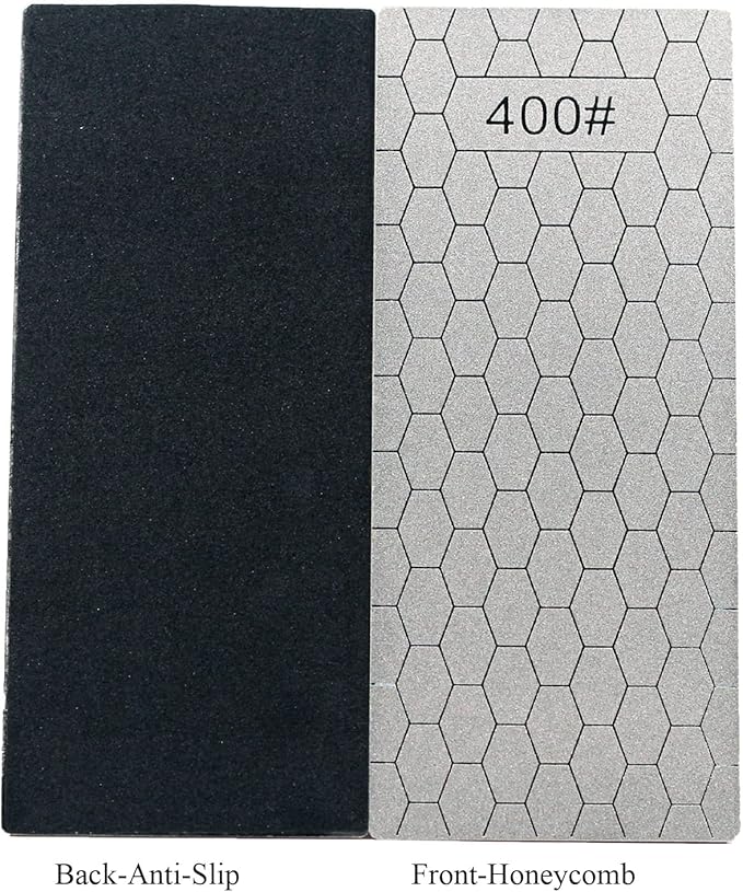 5 Pieces Diamond Sharpening Stone Set,Diamond Lapping Plate Coarse/Medium/Fine Grit Sharpener,400/600/800/1000/1200 Grit