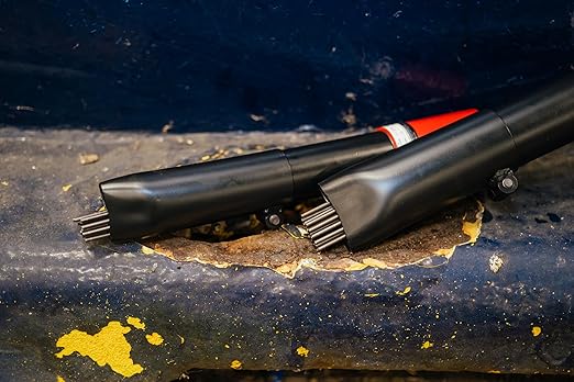CS Unitec | 111.1099 | 1B Needle Scaler. Inline Grip, 12 Needles (3 mm), 3.5 Lbs., 3,800 Blows per Minute - Made in England