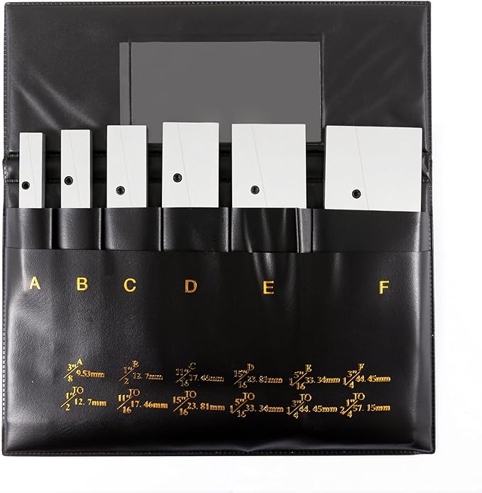 PEC Tools 3/8" - 2-1/4" Adjustable Precision Parallel Block Set, 6 Piece Steel Parallel Block Set Measurement, Made in USA