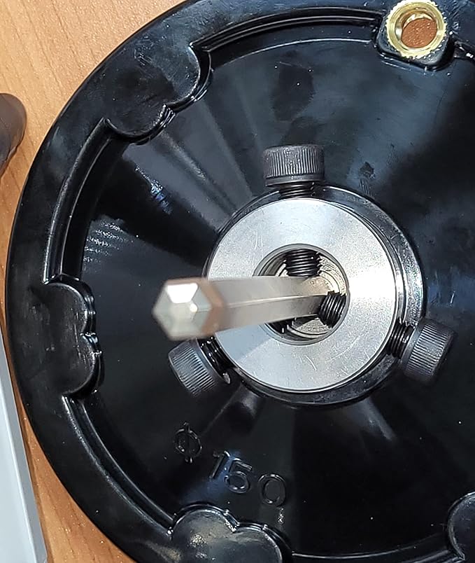 OD 6" Ultimate Handwheel for 1" Shaft or Smaller, Fit All Shafts 1" or Under ??Easy Install with Set Screw & M10 Revolving Handle, Table Saw Band Saw Milling Lathe Drill Press Tailstock Replacement