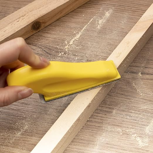 MAXMAN Sand Paper Sanding Block 3.5?쓝 1??Sandpaper Assortment 80 120 180 240 320 400 600 Grit, Micro Detail Sander, Sand Paper for Wood Furniture, Crafts, Woodworking Projects, Tight Spaces, 70Pcs