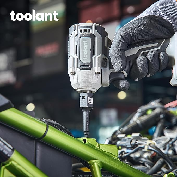 toolant 1/2" drive 10mm impact hex bit socket set 2PCS, Hex Drive, S2 Steel Air Drive Allen Socket set,Impact Grade竊똀nti-Roll Design