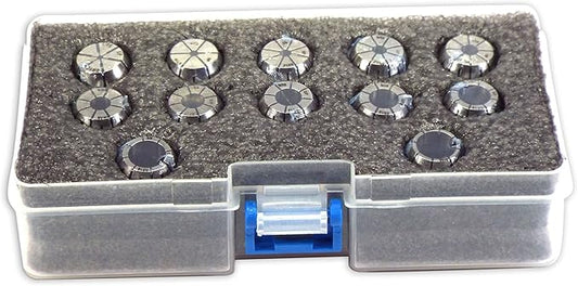 ER16 Ultra Precision Spring Collet Set 12 Piece (0.0001" T.I.R.) USA 100% Quality Control