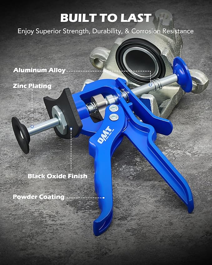 Orion Motor Tech Speedy Brake Caliper Compression Tool, Heavy Duty Caliper Piston Compressor Tool for Brake Pad Replacement, Disc Brake Caliper Tool for Single Piston Dual Piston on Most Cars & Trucks