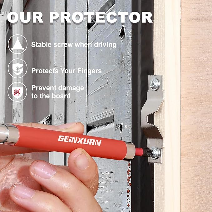 3 PCS Drive Guide with Self Retracting Sleeve(5?? and 10 Pcs Screwdriver Bit, 5Inches Magnetic Drill Bit Tip Holder for Prevent Screws Shaking When Driving