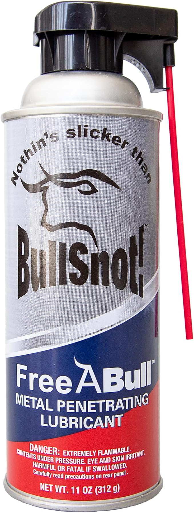 BullSnot FreeABull Metal Penetrating Lubricant (1 can) ??Rust & Corrosion Remove ??Frees Rusted Parts, Stops Squeaks, Cleans & Protects ??Silicone-Free, Professional Strength ??Made in USA