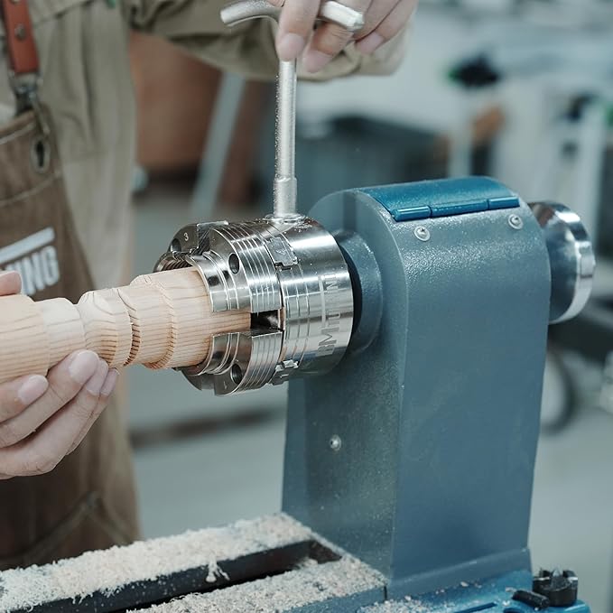 50mm Spigot Jaws with depth 30mm for Woodturning Lathe Chucks, heavy section jaws with a powerful grip for spigot (tenon) turning, Compatible with Super NOVA 2, G3.