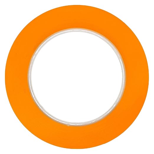 Custom Shop 1/16" Fine Line Tape Fineline Masking Tape Polytape Orange 1/16" X 60 Yard Roll