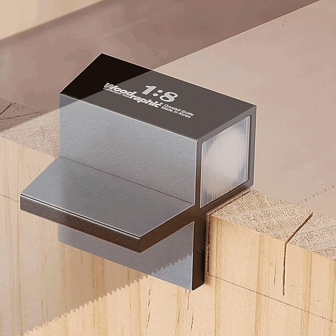 Dovetail Saw Guide ??1:8 Angle for Hard Wood ??CNC Machined Magnetic Layout Tool for Accurate Joinery, Marking Lines, and Hand-Cut Woodworking Projects