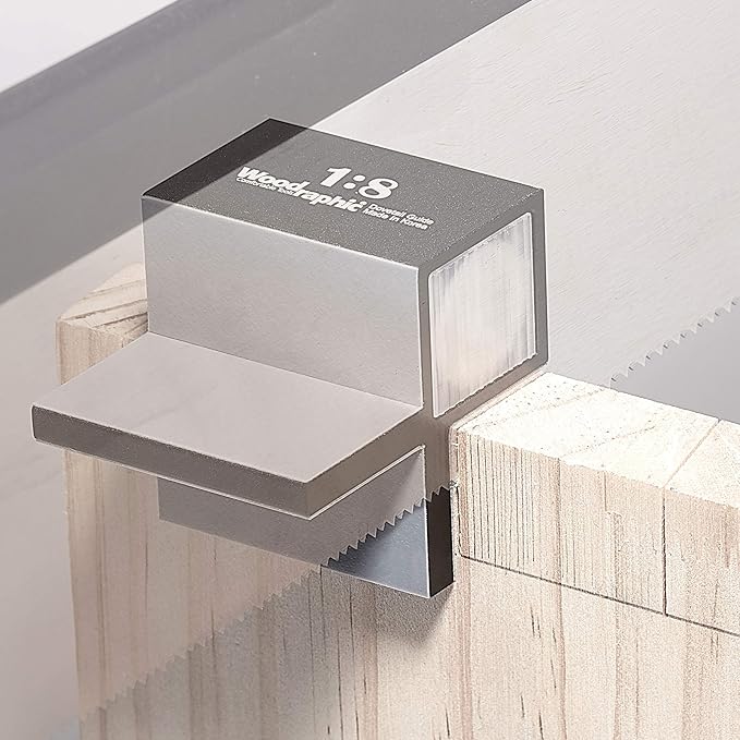 Dovetail Saw Guide Set ??1:8 & 45째/90째 Magnetic Layout Tool for Joinery in Hardwood and Framing ??CNC Aluminum Precision Marker for Woodworking Projects
