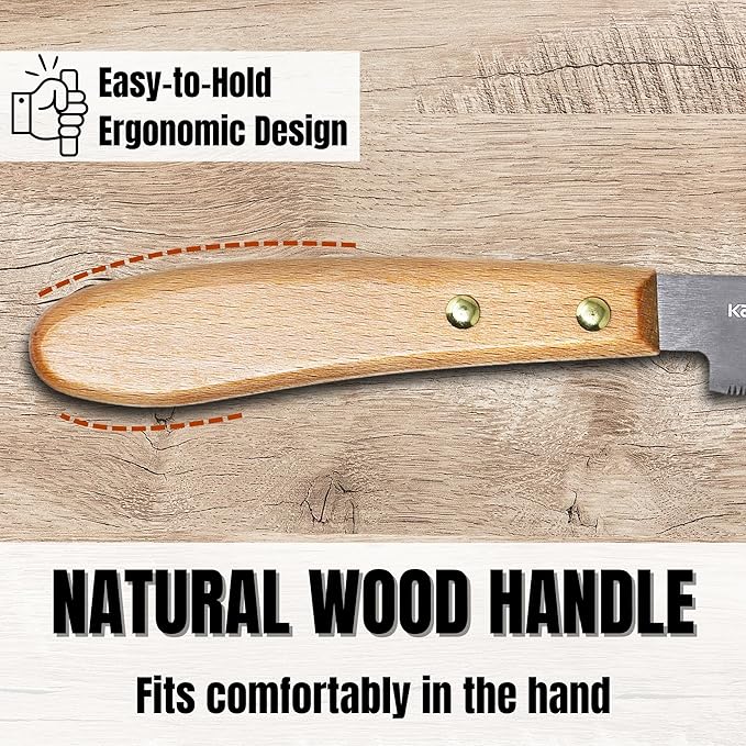 KAKURI Mini Flush Cut Saw 5" - Japanese Pull Saw with Flexible Blade for Woodworking, Trimming Dowels, Pegs & Wedges - Made in Japan