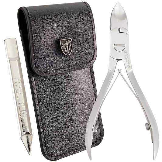 3 Swords Germany ??Brand Quality Stainless Nail NIPPERS - Remover - Cutter Manicure Pedicure Grooming for Professional fingernail & toenail Care by 3 Swords (BTA)
