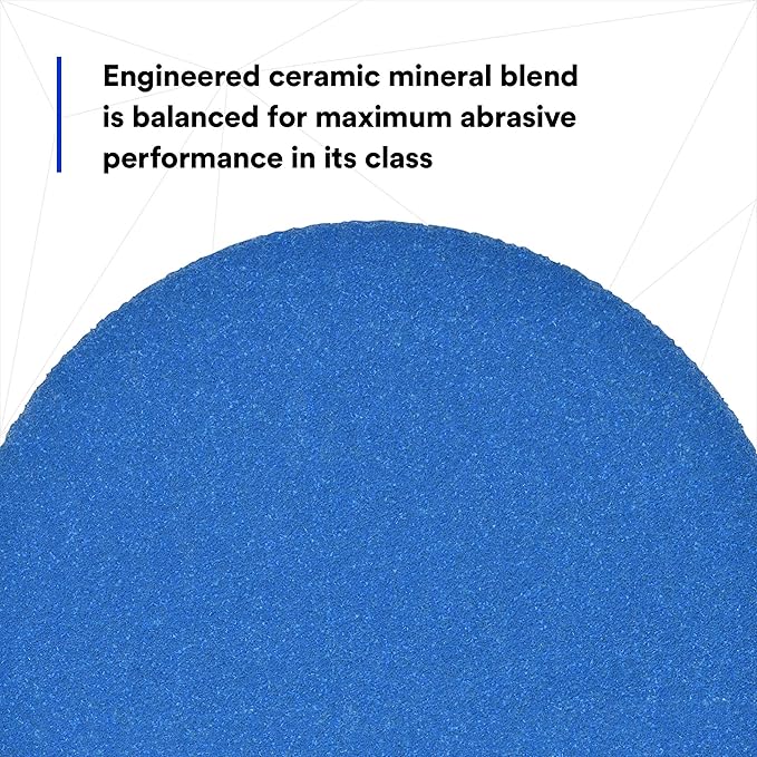 3M Stikit Blue Abrasive Disc Roll, 36268, No Hole, 5 in, 180+ Grade, Pack of 100, Automotive Sanding Discs for Coating Removal, Body Repair, Auto Sanding, Primer Sanding