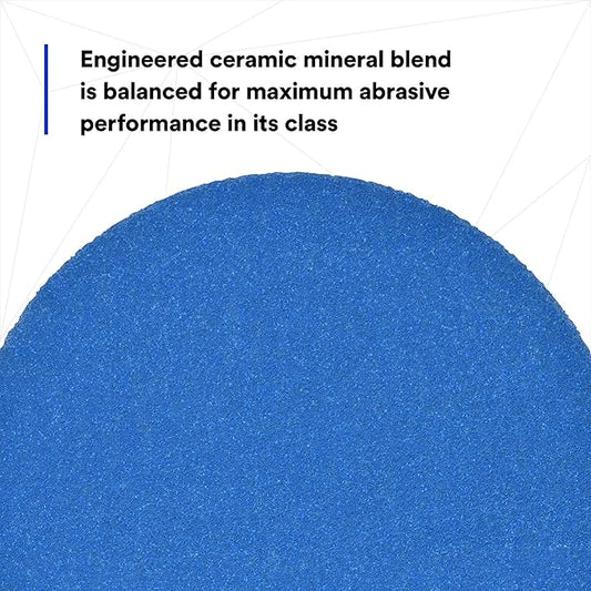 3M Stikit Blue Abrasive Disc Roll, 36268, No Hole, 5 in, 180+ Grade, Pack of 100, Automotive Sanding Discs for Coating Removal, Body Repair, Auto Sanding, Primer Sanding