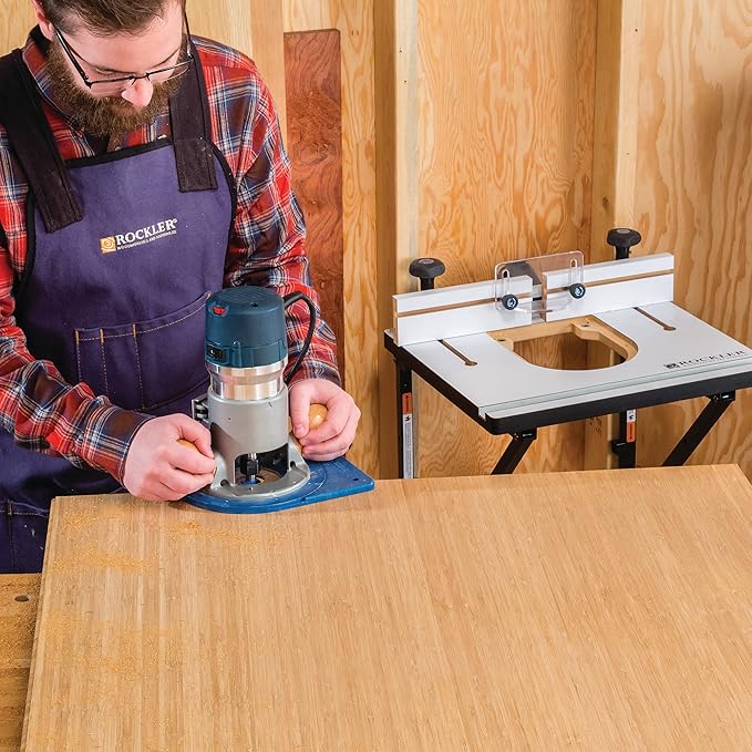 Rockler Mid-Size Router Insert Plate Kit for Convertible Benchtop Router Table