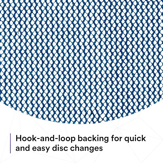 3M Xtract Net Disc 310W, 120+, 3 in, Die 300V, Pack of 50 Hook and Loop Sanding Discs, Virtually Dust-Free, Value Option for Metal, Wood, Composites, Stock Removal, and Fine Finishing