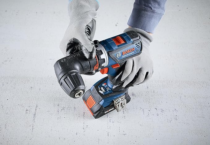 BOSCH GXL18V-270B22 18V Brushless 2 Tool Combo Kit with 5-in-1 Flexiclick Cordless Drill Driver and StarlockPlus Oscillating Multi Tool (Tool Set Includes: CORE18V Battery, Charger & Attachments)