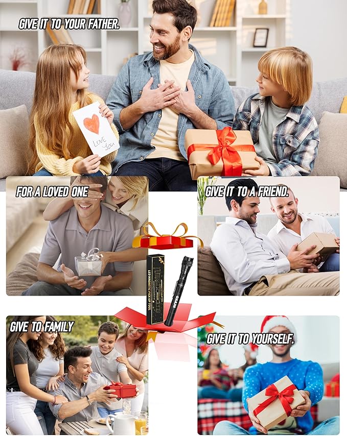 Christmas Stocking Stuffers for Adults, Magnetic Pickup Tool with 3 LED Lights, Telescoping Magnet Flashlight Gifts Dad Gifts from Daughter Son Wife, Cool Gadgets for Men 2024, Birthday Gifts for Men