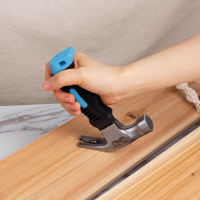 Mr. Pen- 8oz Pastel Blue Camping Claw Stubby Tack Magnetic Nail Hammer for Women and Men