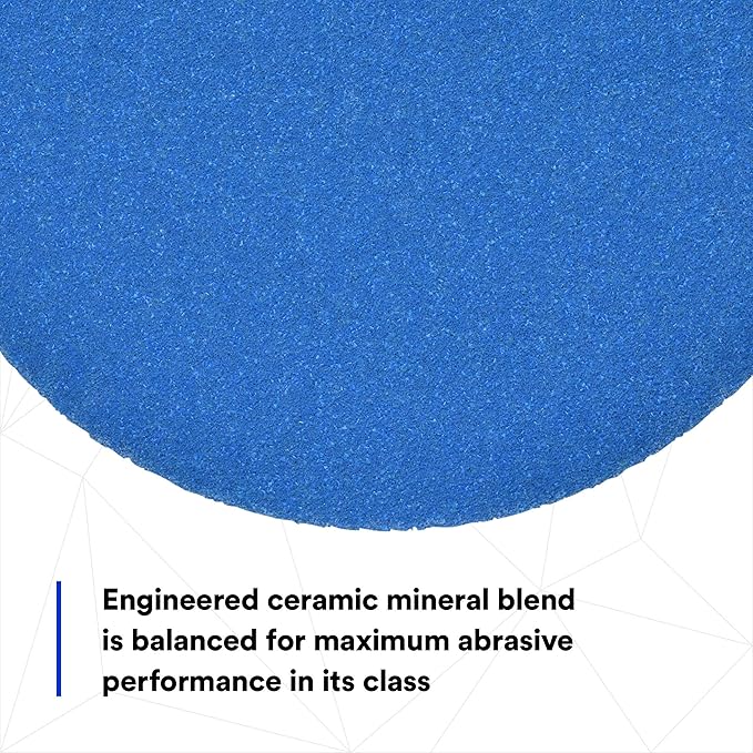 3M Stikit Blue Abrasive Disc Roll, 36266, No Hole, 5 in, 120+ Grade, Pack of 100, Automotive Sanding Discs for Coating Removal, Body Repair, Auto Sanding, Primer Sanding