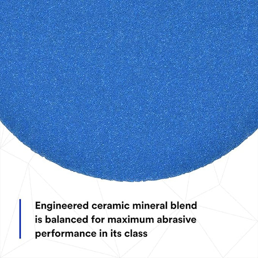 3M Stikit Blue Abrasive Disc Roll, 36266, No Hole, 5 in, 120+ Grade, Pack of 100, Automotive Sanding Discs for Coating Removal, Body Repair, Auto Sanding, Primer Sanding