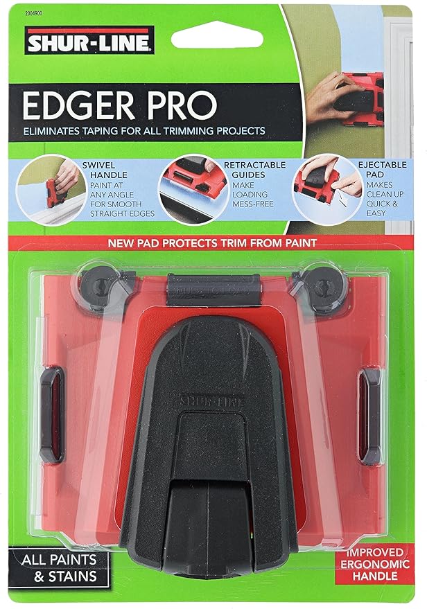 Shur-Line Painter Triple Painter?셲 Pack Including: 1 x Shur-Line 2006561 Paint Edger Pro, 1 x Shur-Line 1575H Corner Painter, and 1 x Replacement Pad Pack