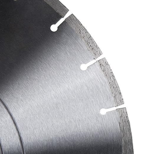 Delta Diamond Mad Dog HS 18 Inch Segmented Diamond Saw Blade, .140 X 1" Arbor, Made in USA, Premium, Wet/Dry, Laser-Welded, General Purpose Cutting Concrete, Masonry, Stone (18")