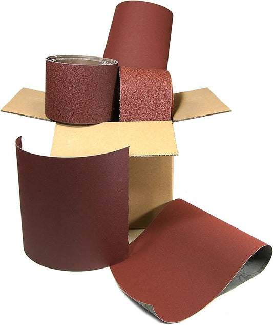 Red Label Abrasives 5 Lb Box of Premium Sanding Sheets - Coarse, Medium, and Fine Grit Sandpaper Assortment