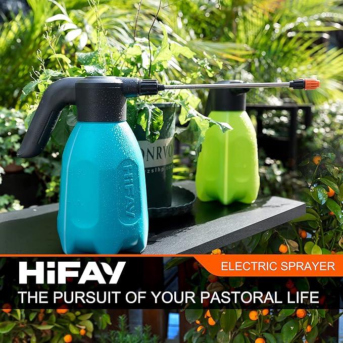 ES2-PRO Electric Spray Bottle 2L/0.5Gallon, Rechargeable Battery Powered Sprayer Spray 60 Bottles On a Single Charge, Automatic Plant Mister竊똏ump Sprayer,Indoor Watering Can for Plants