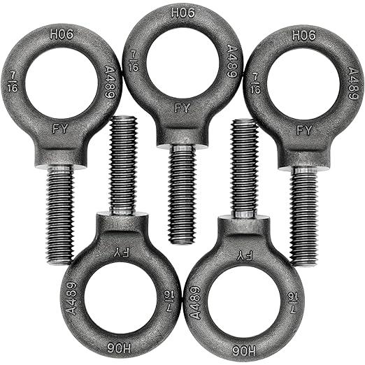 5 Pcs Lifting Shoulder Eye Bolts 7/16"-14 X 1-3/8"