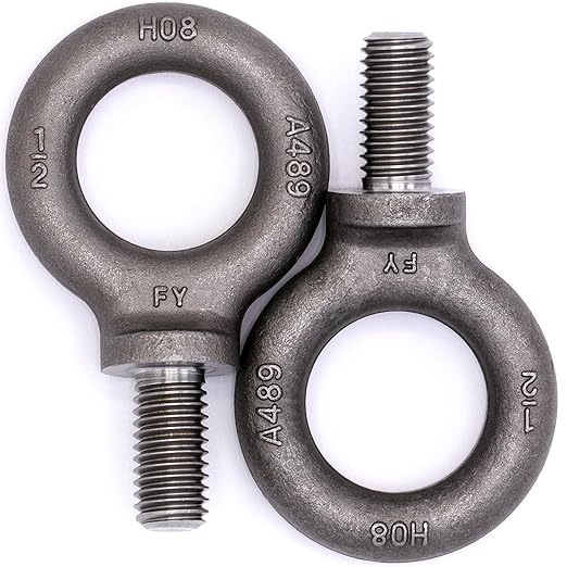 2 Pcs Lifting Shoulder Eye Bolts 1/2"