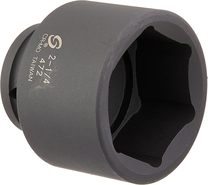 SUNEX TOOLS 472 3/4" Drive Standard 6 Point Impact Socket 2-1/4"
